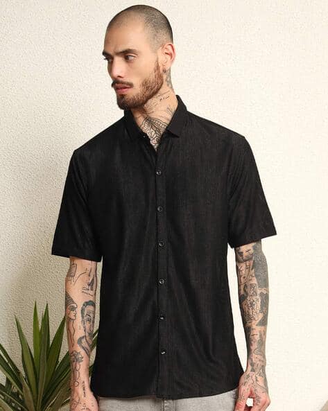Somvati Men Striped Regular Fit Shirt