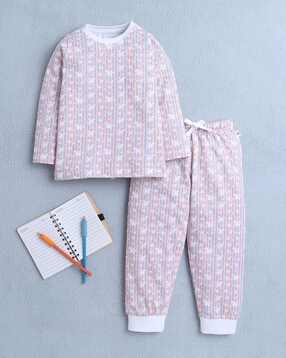 bumzee Girls Graphic T-Shirt & Pyjamas Set-picture-30