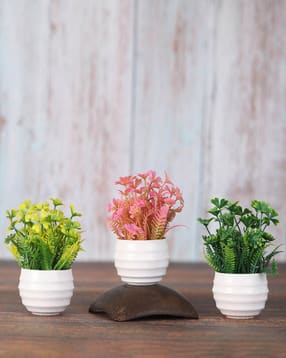 foliyaj Set of 3 Artificial Plants with Pots-picture-23