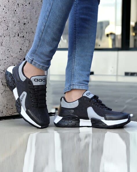aadi Men Lace-Up Casual Shoes