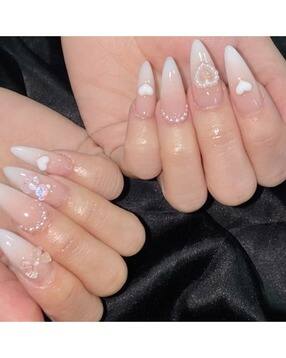 pink truck Set of 24 Artificial Reusable Nails -picture-24