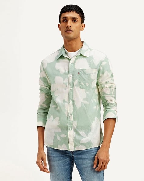 Buy Green Shirts for Men by LEVI'S Online | Ajio.com