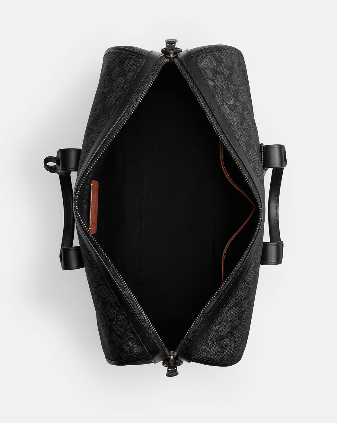 Buy Coach Signature Canvas Gotham Duffle Bag | Charcoal Black