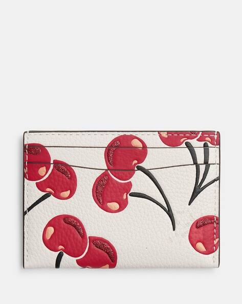 Buy Coach Cherry Print Essential Card Case | Multicoloured