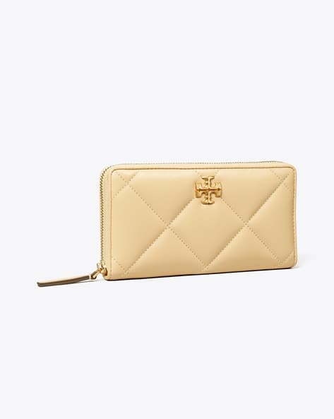 Kira Diamond Quilted Zip-Around Continental Wallet