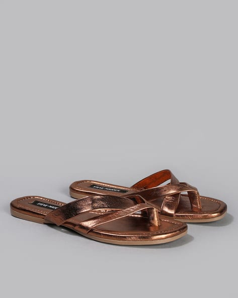 Women Square-Toe Flat Sandals