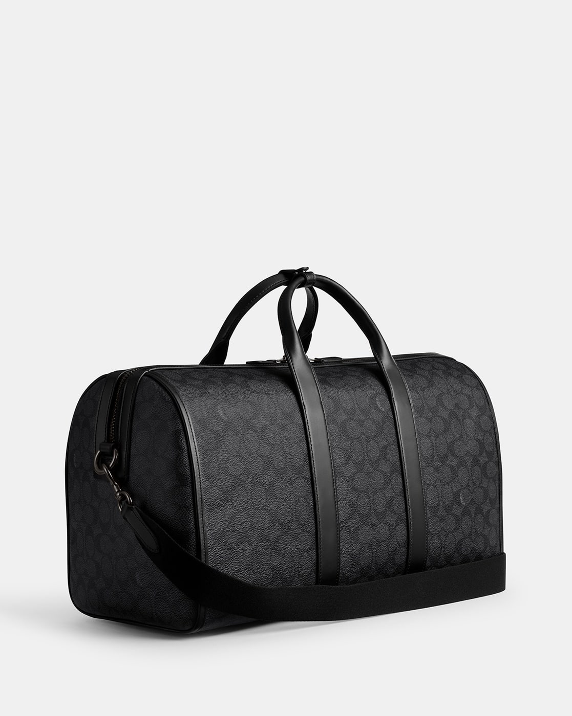 Buy Coach Signature Canvas Gotham Duffle Bag | Charcoal Black