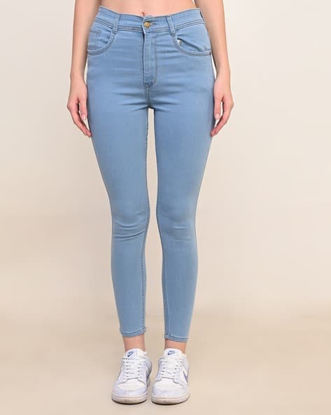 Women High-Rise Skinny Fit Clean Jeans
