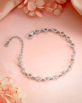 giva Women Sterling Silver Link Bracelet-picture-12