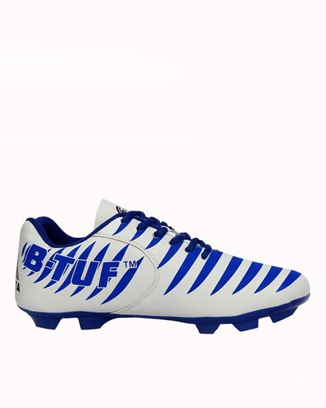 B Tuf Men Lightweight PVC Stud Football Sports Boots