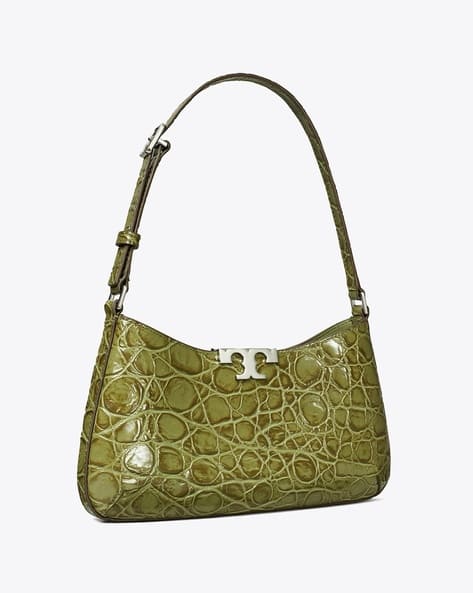 Buy Tory Burch Eleanor Croc-Embossed Slim Medium Shoulder Bag