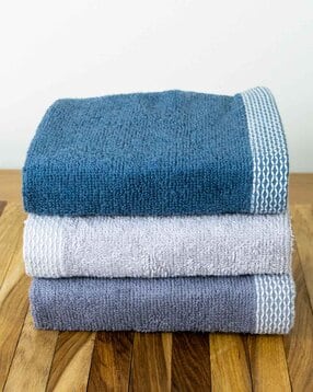 Pack Of 3 Face Towel with Contrast Border-image-2