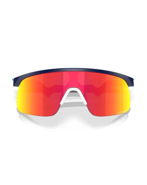 Oakley Junior Men UV-Protected Shield Sunglasses-0OJ901090103423
