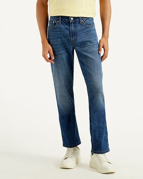 LEVI'S Men 511 Mid-Wash Slim Fit Mid-Rise Jeans