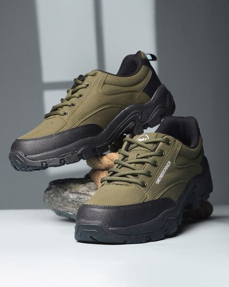 Buy Green Casual Shoes for Men by WEINBRENNER Online - Main Image