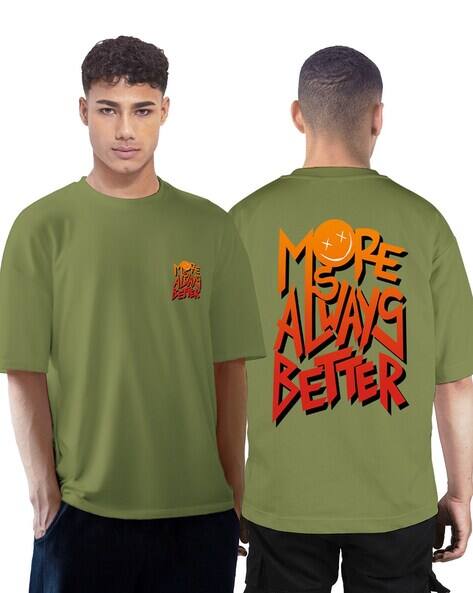 Buy Dark Green Tshirts for Men by BuyThatTrendz Online | Ajio.com