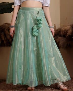 Women Flared Skirt with Tassels