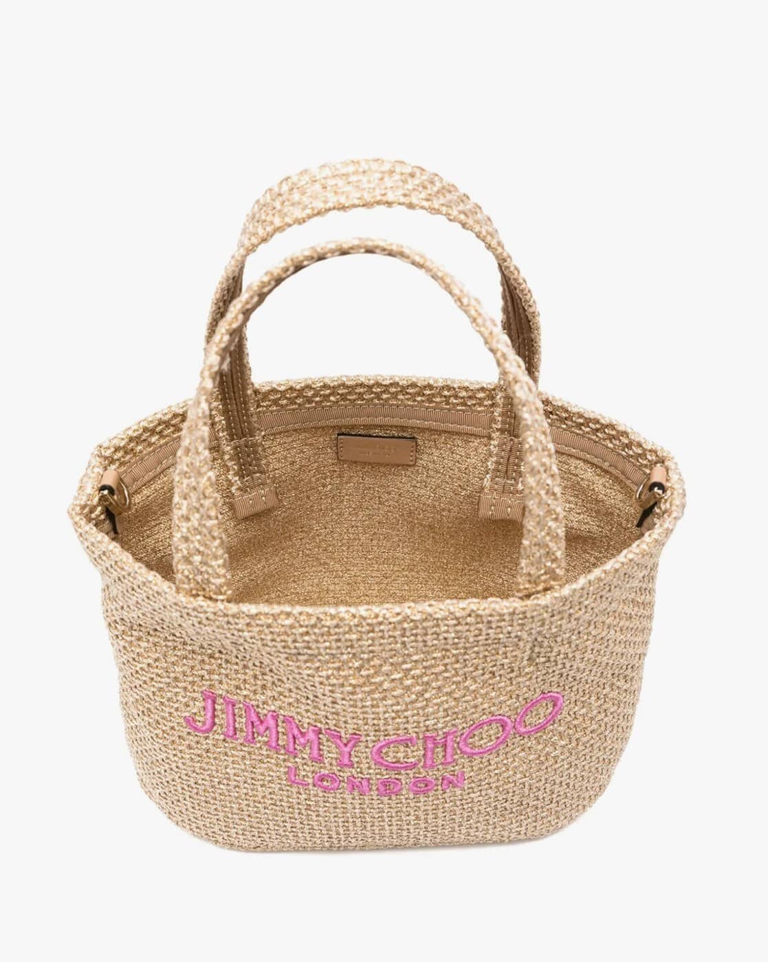 Buy Jimmy Choo Beach Mini Tote Bag | Beige Color Women | AJIO LUXE