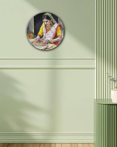 THE QUIRKY HOME Indian art & Culture Ceramic Wall Plate