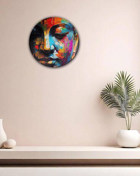THE QUIRKY HOME Spark of Divine Ceramic Wall Plate
