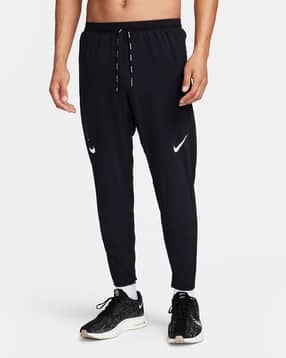 Men Logo Print Mid-Rise Joggers
