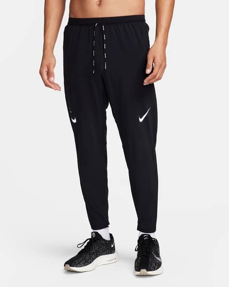 Men Logo Print Mid-Rise Joggers
