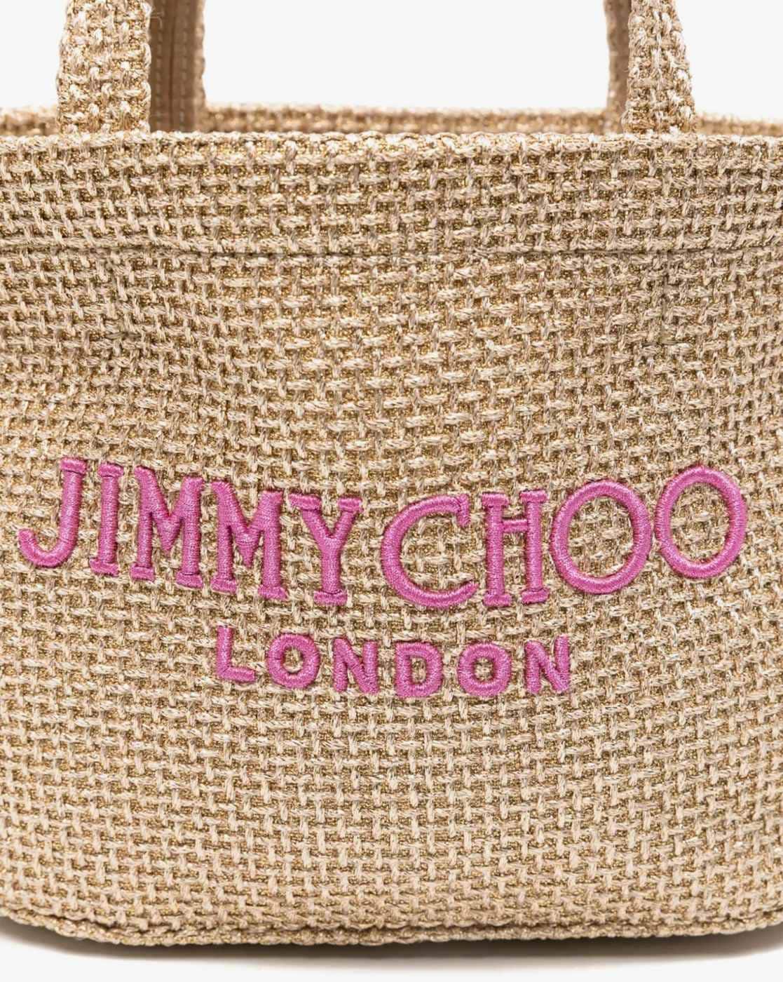 Buy Jimmy Choo Beach Mini Tote Bag | Beige Color Women | AJIO LUXE
