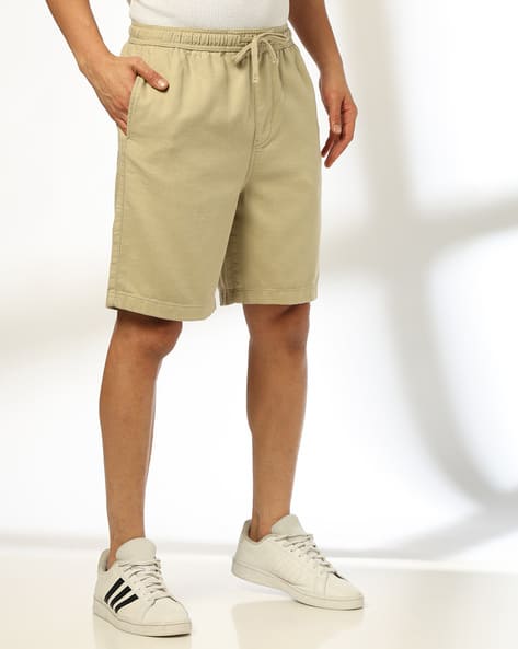 Buy DNMX Men Regular Fit Pull-Up Short Online | Ajio.com