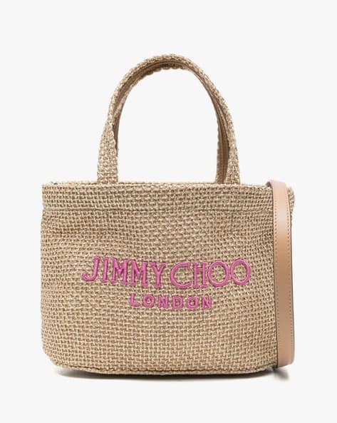 Buy Jimmy Choo Beach Mini Tote Bag | Beige Color Women | AJIO LUXE