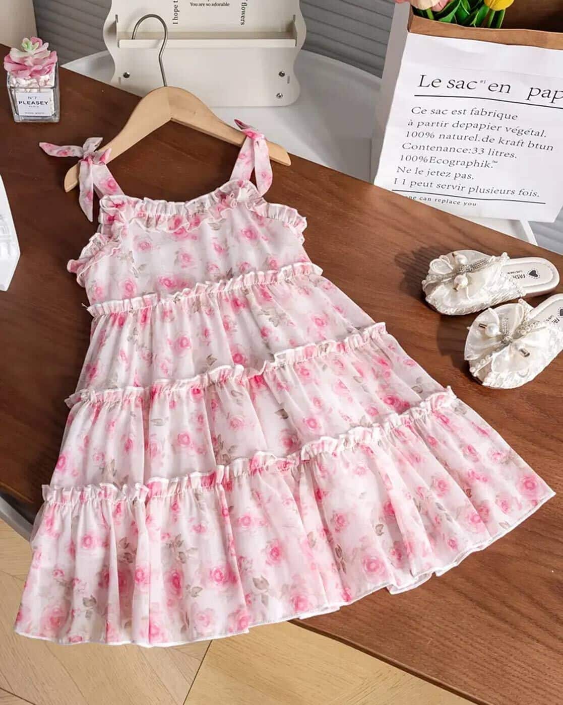 Girl Dresses Kraftly Dresses Silver Kraft Baby Girls Party Wear Dress