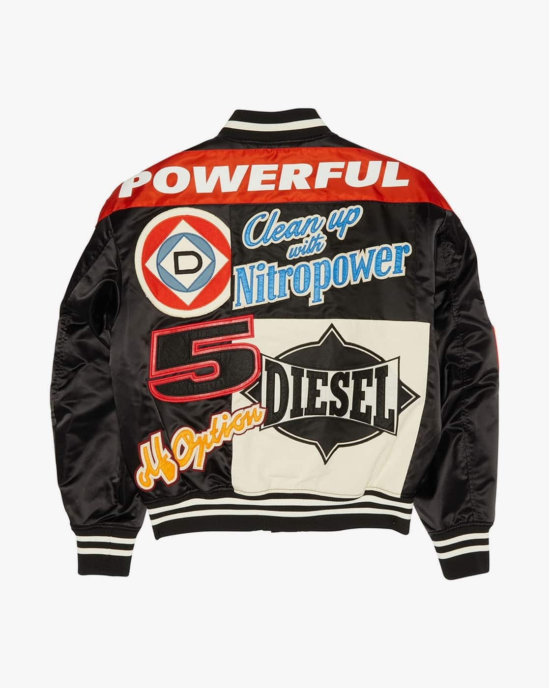Buy DIESEL J-Bulc Patch Regular Fit Bomber Jacket | Black Color