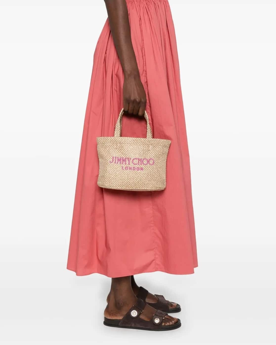 Buy Jimmy Choo Beach Mini Tote Bag | Beige Color Women | AJIO LUXE