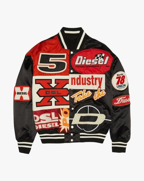 DIESEL BULC PATCH ボンバージャケット ディーゼル DIESEL直営アウトレットBULC - PATCH ボンバーJACKET