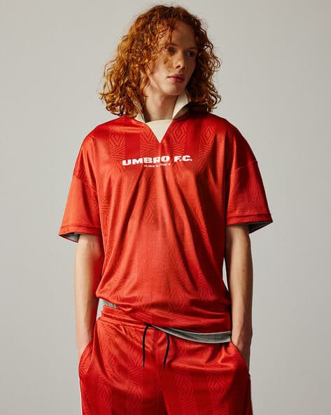 Men Brand Print Regular Fit Polo T-Shirt