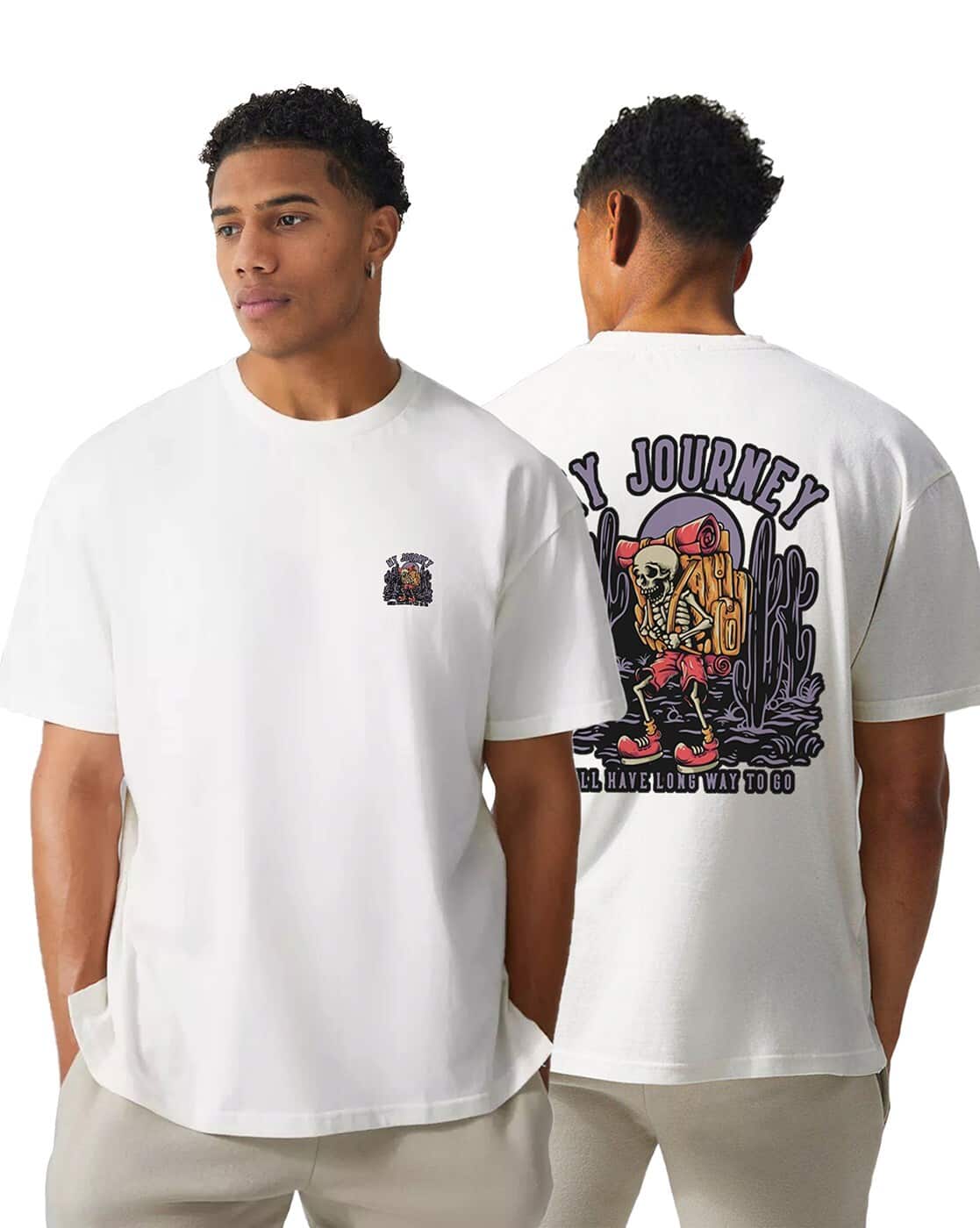 Buy BuyThatTrendz Men Graphic Oversized Fit T-shirt Online | Ajio.com