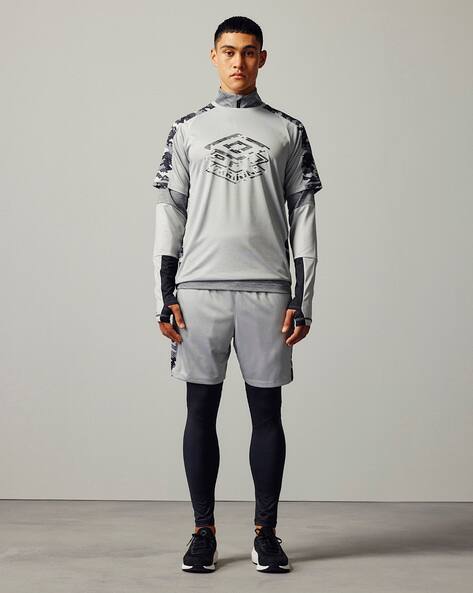 UMBRO Men Pro Training Active Regular Fit Shorts with Logo Print