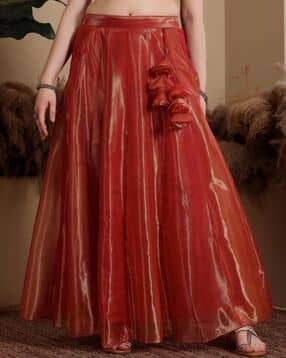 Women Flared Skirt with Tassels