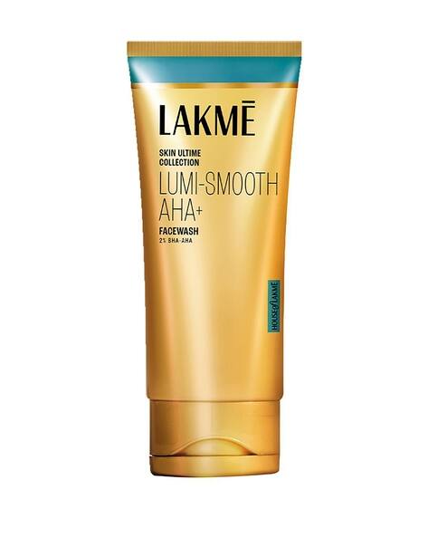 LAKME Lumi-Smooth Aha Facewash with 2 Salicylic Acid-Lactic Acid