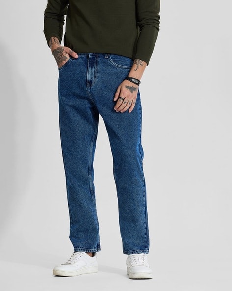 Men Mid-Rise Baggy Jeans
