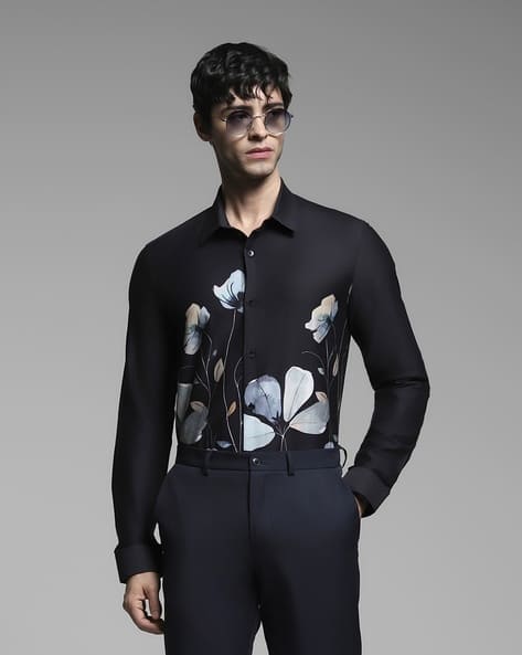 Jack & Jones Men Floral Slim Fit Shirt