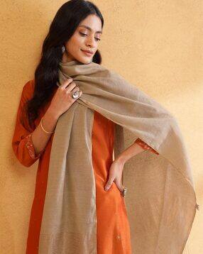 fabindia Women Striped Stole-picture-16
