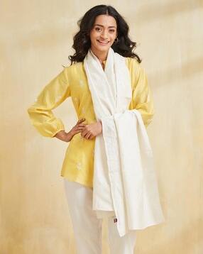 fabindia Women Embroidered Stole-picture-12