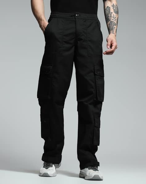 Men Straight Fit Cargo Pants
