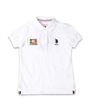 u.s. polo assn. Boys Logo Polo T-Shirt with Collar Neck-picture-42