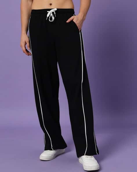 Black Mens Tall Track Pants MENS BLACK BIG AND TALL TRAVIS TRACK