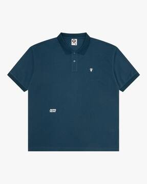 トップス A BATHING APE 00s logo check polo shirt -288Wx360H-469722040-navy-