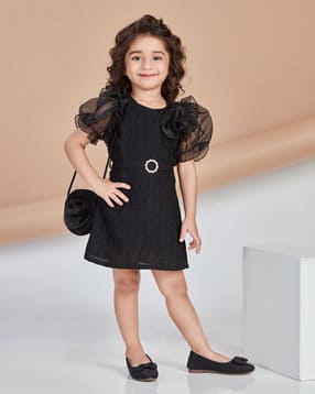 Girl Embellished A-line Dress-image-15