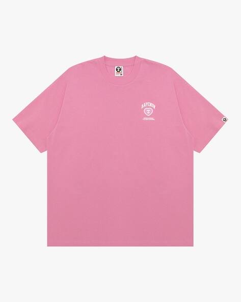 Aape A Bathing Ape T Shirt Mens Buy Pink Tshirts For Men By