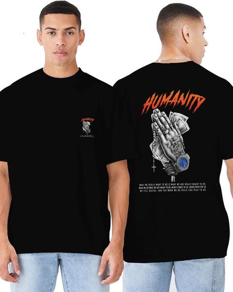 BuyThatTrendz Men Graphic Print Oversized Fit T-shirt
