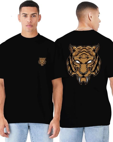 Buy Crazybee X AG Men Graphic Regular Fit T-Shirt Online | Ajio.com